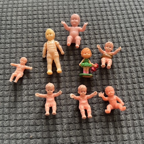 Vintage mini plastic doll - vintage,