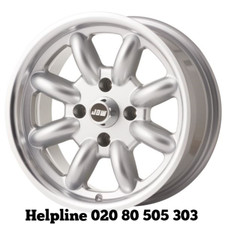 Ford Anglia Minilight Design 15x7 Alloy Wheels x 4 (NEW)