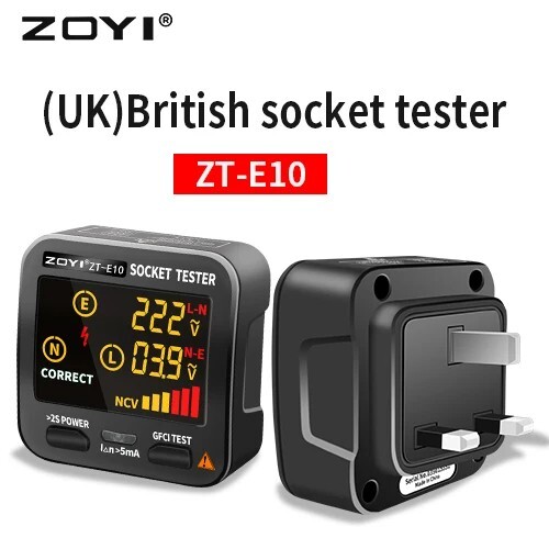 Zoyi digital socket tester - digital,