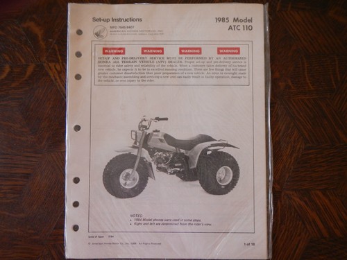 Honda atc110 nos oem - 85,
