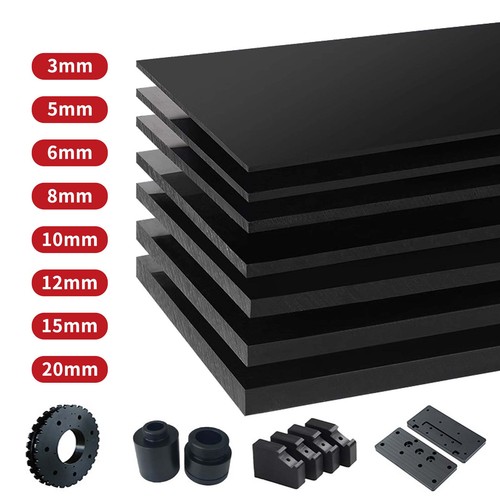 Black abs plastic sheet - plastic,