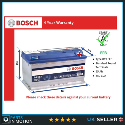 Efb car battery fits bmw - car, 335d