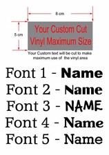 Personalised Hard Hat Vinyl