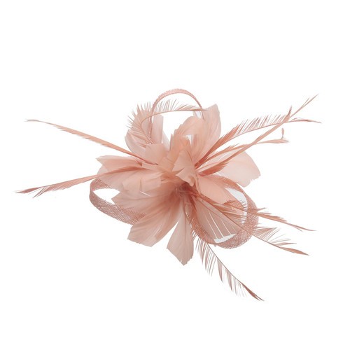 Flower hair clip feathers - clip,