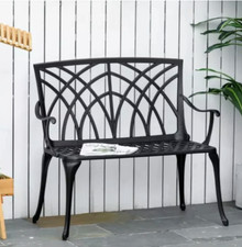 Cast Aluminium Bench Vintage