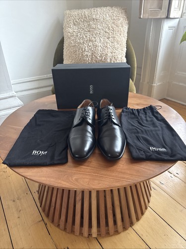 Hugo boss men derby black - boss, men's