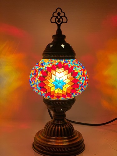 Turkish moroccan mosaic lamp - turkish,