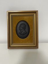 Vintage Framed Wedgwood Black
