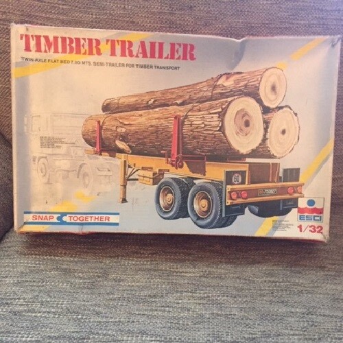 Truck trailer 0307 timber - truck,
