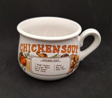 Vintage Chicken Soup Mug With Recipe