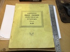 USAAF AAFWTTC B-29 Flight Engineer Electrical Systems Training Schematics 1944