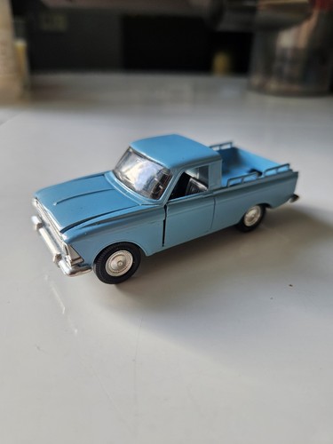 Moskvitch blue pickup truck - blue,
