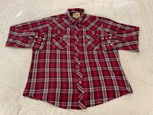 Wrangler western shirt mens - wrangler,