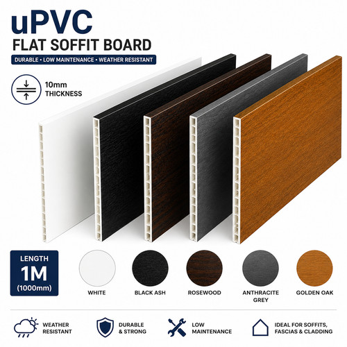 Upvc flat soffit - flat, pvc