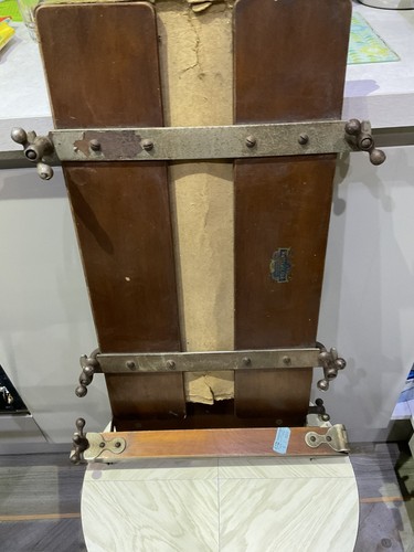 Vintage old trouser press - vintage,