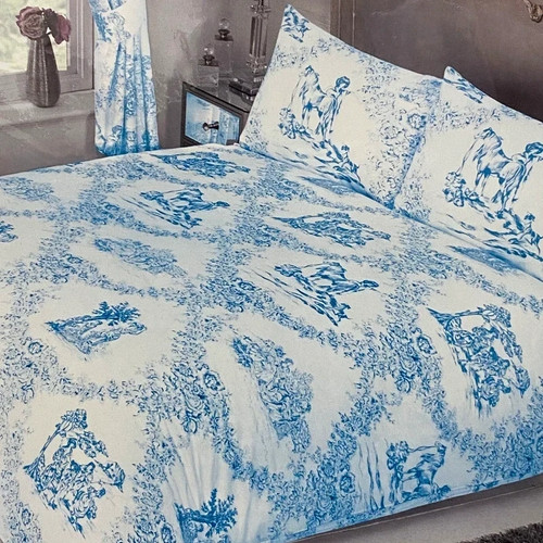 Toile jouy blue - de,