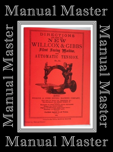 Willcox gibbs post 1876 - &, post-1876