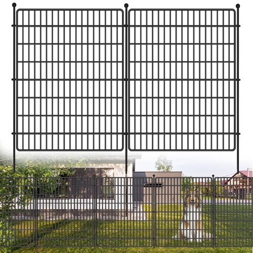 Metal garden fence no dig - metal,