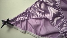 Very Sexy Lilac Satin TANGA