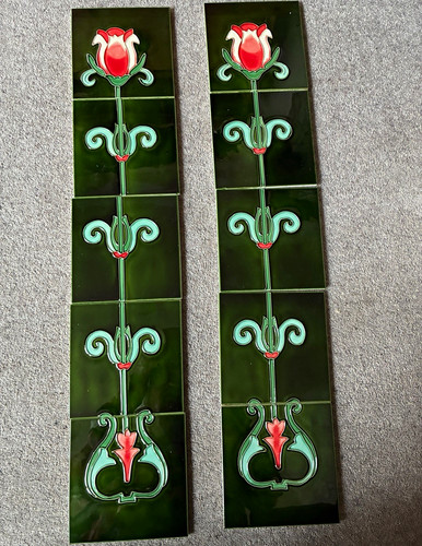 Art nouveau victorian floral - art,