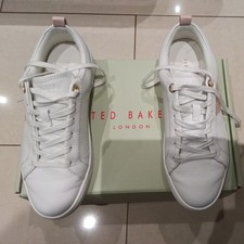 WOMENS TED BAKER WHITE LEATHER