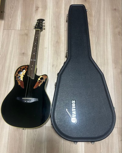 Ovation acoustic guitar - guitar, hard