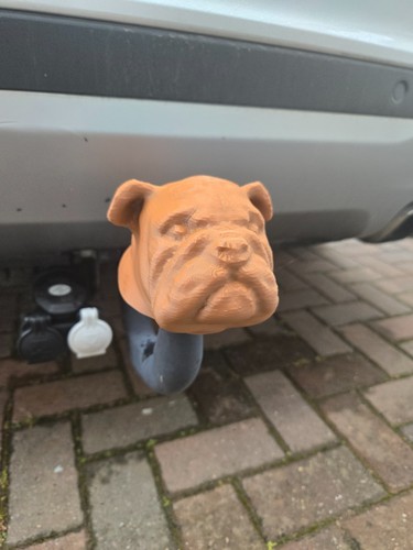 Tow ball cover bulldog dog - tow,