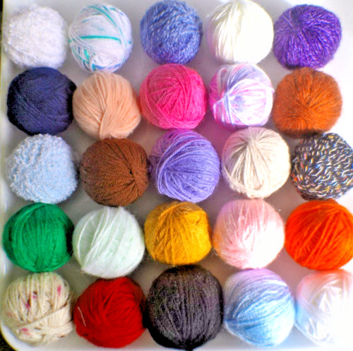 Job lot double knit yarn - knit, balls