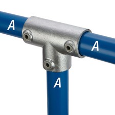 2 x Kee Klamp three socket tee