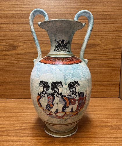 Vintage greek vase - vase, handle
