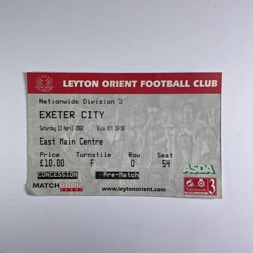 Leyton orient exeter city - v,