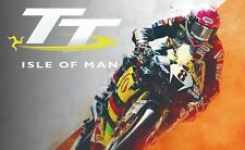 Isle of Man TT Race Flag Course Banner Poster 5 x 3 foot Vintage Design 6