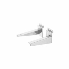HeavyDuty Slatwall Wooden Shelf Brackets - Pair Length (4 6, 8,10,12,14) inches