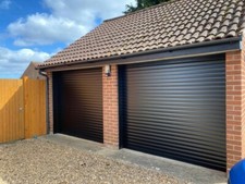 TWF77 ELECTRIC ROLLER GARAGE DOORS MADE TO MEASURE WITH HARD WIRED SAFETY EDGE