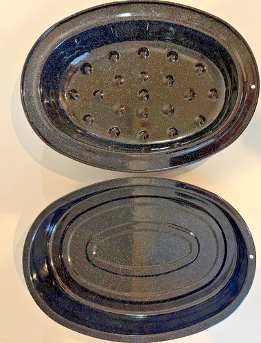 Oval open roast bake vintage - 2,