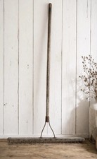Vintage Wooden Hay Rake Huge