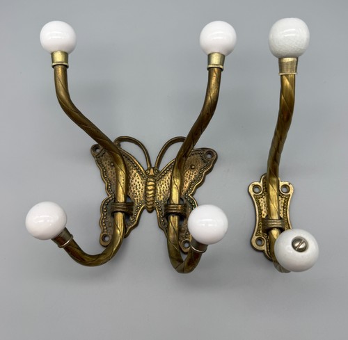 Vintage brass ceramic - brass,