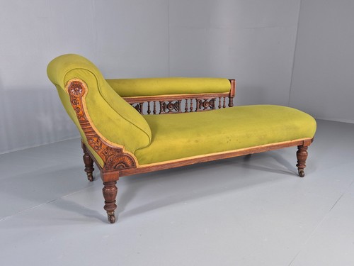 Edwardian antique chaise - antique,