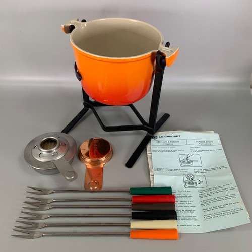 Vintage creuset fondue - vintage,
