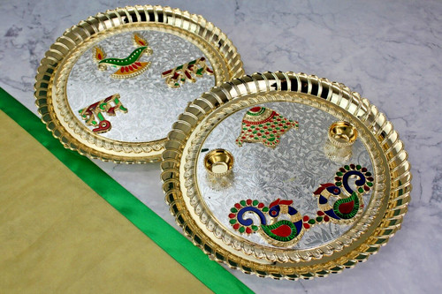 Pooja thali plate - thali,