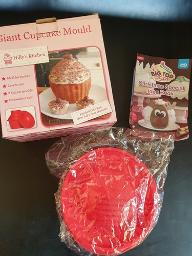 Giant silicone cupcake mould - giant,