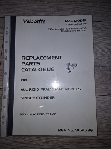 Reprint vintage velocette - reprint, of