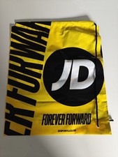JD Sports Drawstring Bag - PE Bag - Gym Bag - Swim Bag- School Bag - Yellow
