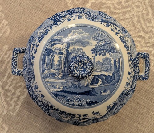 Spode blue italian - blue, twin