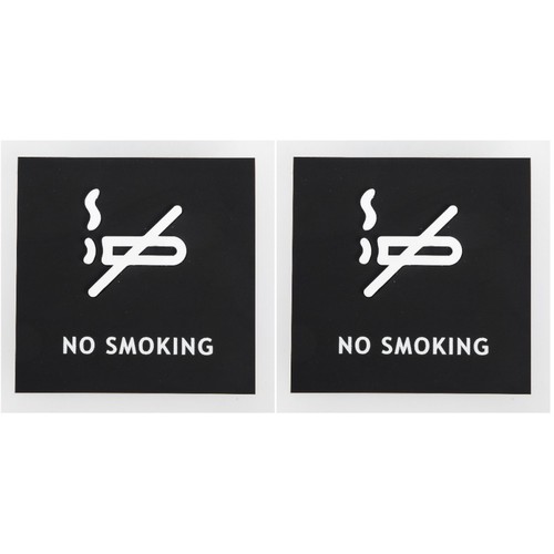 Pcs smoking area sign - 2,