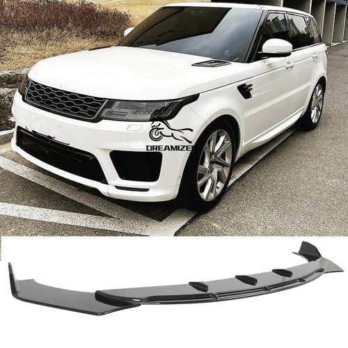 Gloss black front bumper lip - gloss,