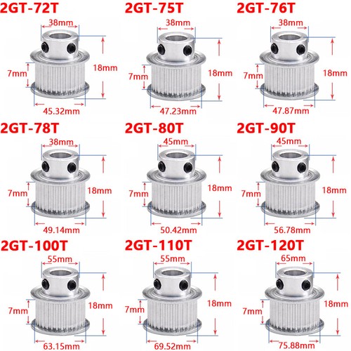 2gt 72t 120teeth timing - 2gt, 72t-120teeth
