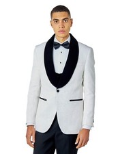 Mens White Tuxedo Suit Jacket