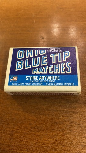 Ohio blue tip strike anywhere - strike,