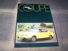 1974 Skoda 110 R Coupe Top Rarity Stunning Brochure!!!